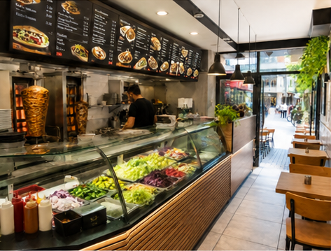 Döner Lounge Innenraum
